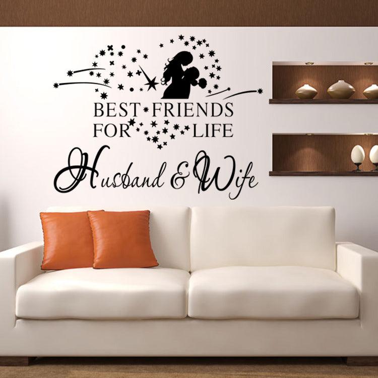 English Proverbs Wall Sticker Valentine's Word Sticker - Nioor