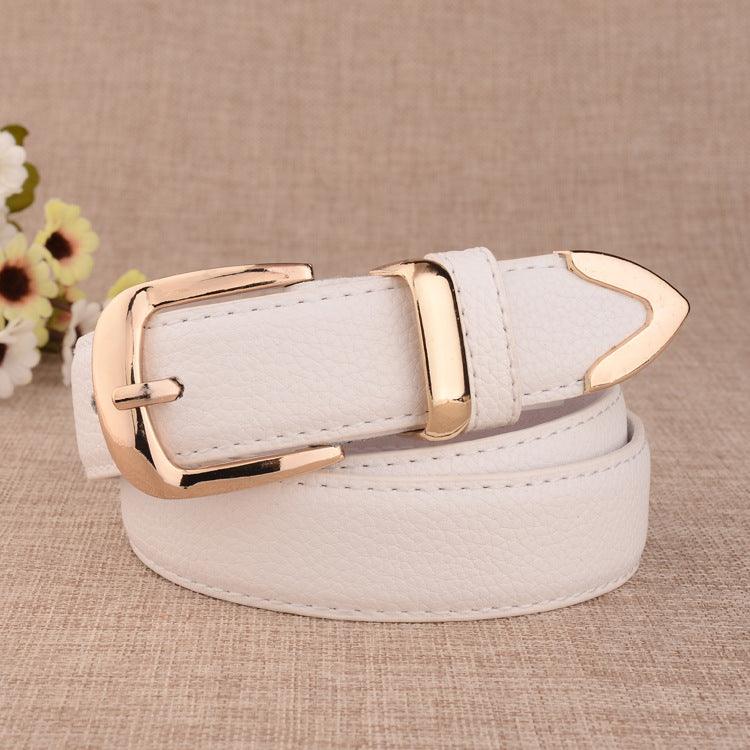 All-match Fashion Women's Casual Imitation Leather Belt - Nioor