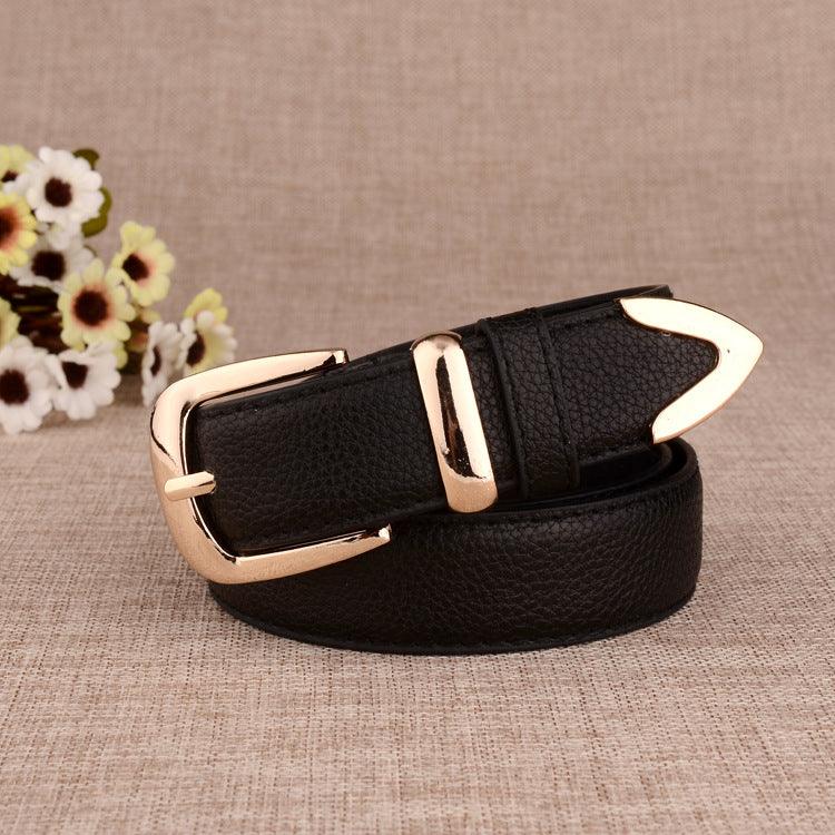 All-match Fashion Women's Casual Imitation Leather Belt - Nioor