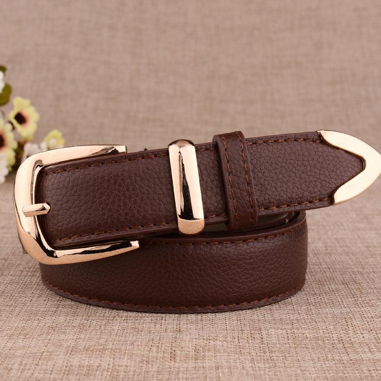 All-match Fashion Women's Casual Imitation Leather Belt - Nioor