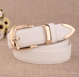 All-match Fashion Women's Casual Imitation Leather Belt - Nioor