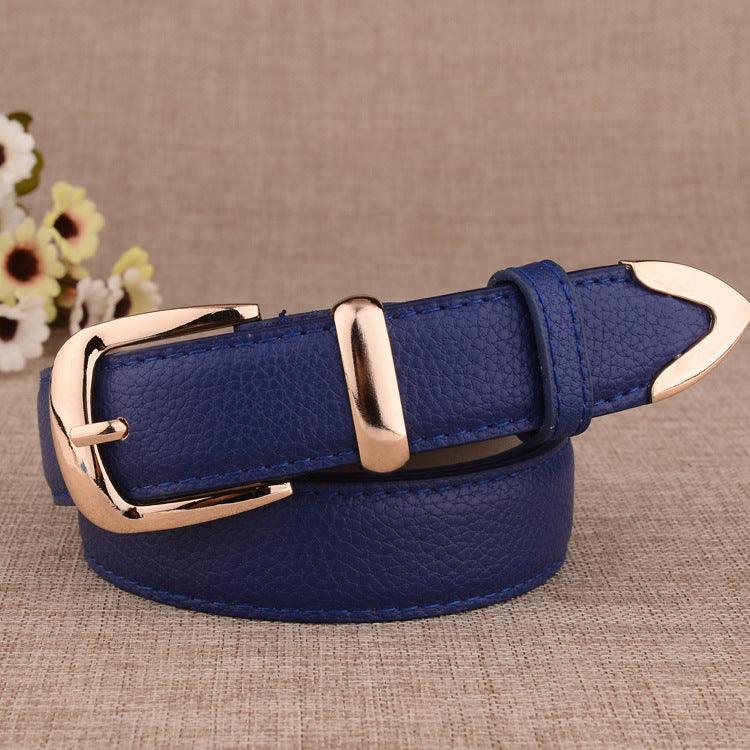 All-match Fashion Women's Casual Imitation Leather Belt - Nioor