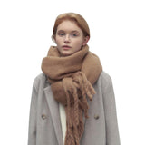 All-match Soft Glutinous Idle Style Thermal Long Scarf - Nioor