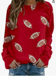 Amazon Independent Station Fashion Rugby Round Neck Sweater Top - Nioor