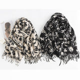 Artificial Cashmere Scarf Wholesale Cream Sweet Girl Style Scarf Shawl - Nioor