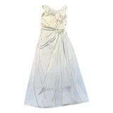 Asymmetric Stitching White High-waist High-grade Niche Temperament Strap Dress - Nioor