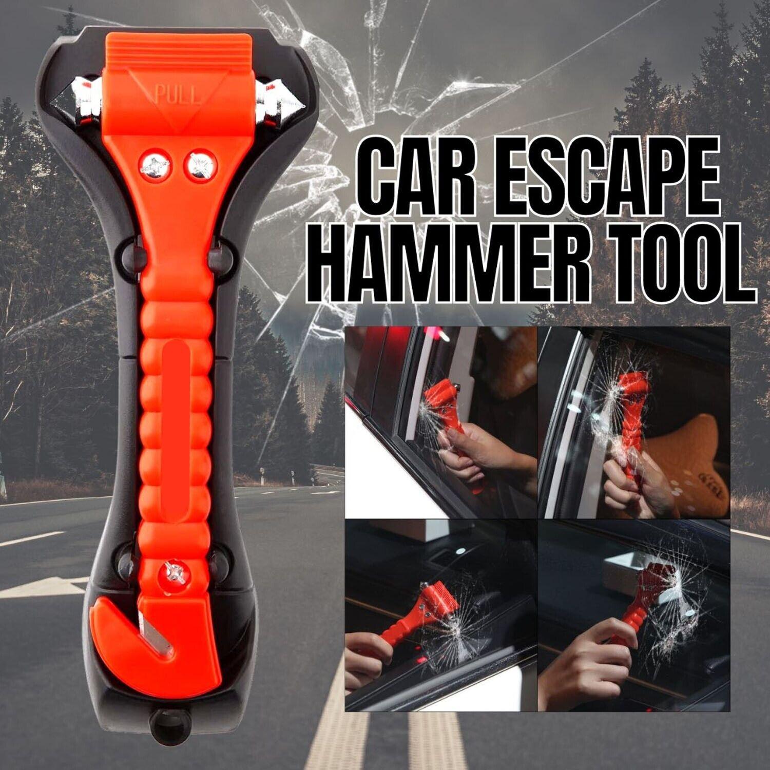 AUTO Car Safety Emergency Escape Hammer Tool Seatbelt Cutter Window Breaker - Nioor