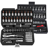 Auto repair tool ratchet quick socket wrench set - Nioor