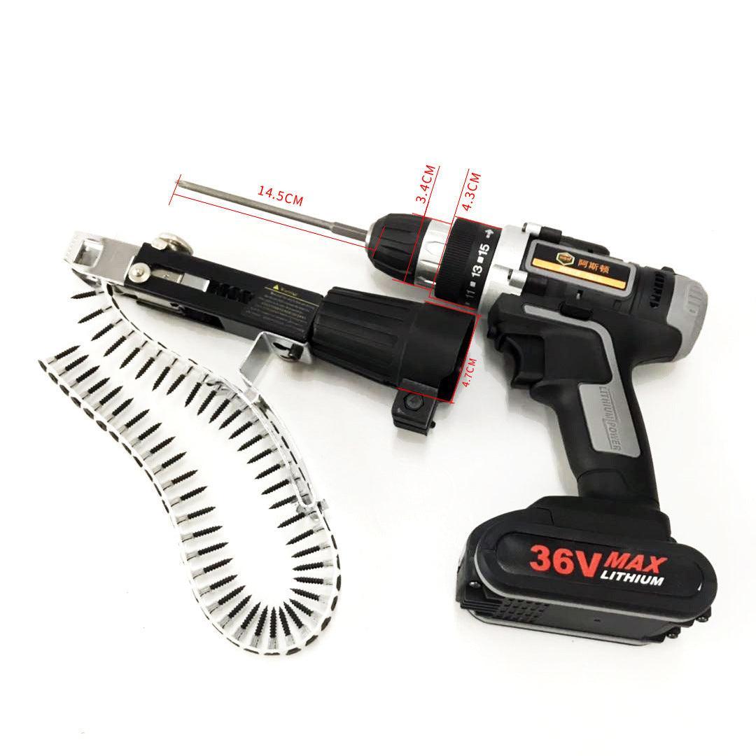 Automatic Nail Feeding Screw Grab Rechargeable Electric Chain Belt Screw Machine - Nioor