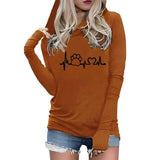 Autumn And Winter European And American Alphabet Embroidery Long Sleeve Slim Hoodie - Nioor