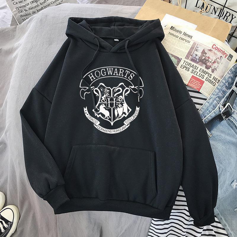 Autumn And Winter European And American Style Casual Loose-fitting Hoodie Sweater Personalized Printing University Style All-matching - Nioor