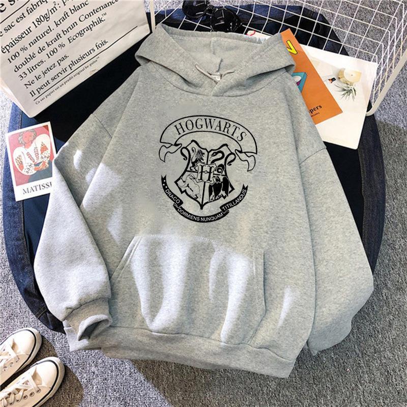 Autumn And Winter European And American Style Casual Loose-fitting Hoodie Sweater Personalized Printing University Style All-matching - Nioor