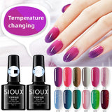 Autumn And Winter Popular Colors Are Durable And Waterproof Temperature Changing Nail Polish - Nioor