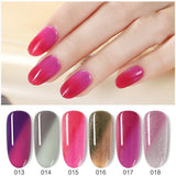 Autumn And Winter Popular Colors Are Durable And Waterproof Temperature Changing Nail Polish - Nioor