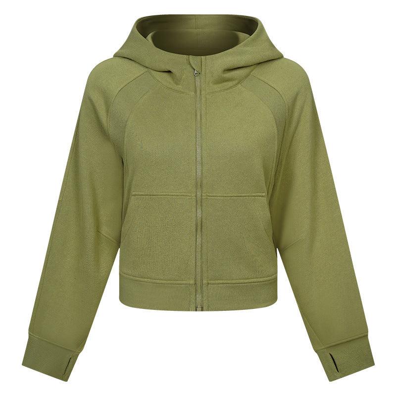 Autumn And Winter Women's Sports Fitness Running Sweatshirt Jacket - Nioor