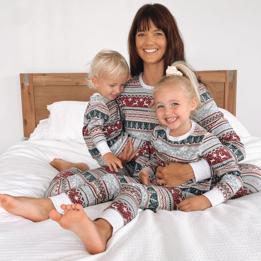 European And American Christmas Homewear Family Set Pajamas - Nioor