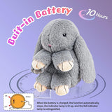 Talking Bunny Toys For Kids, Repeats What You Say, Interactive Stuffed Plush Animal Talking Toy, Singing, Dancing And Shaking For Girls Boys - Nioor