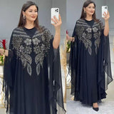 Muslim Robe Plus Size Women's European And American Long Dress New Gown