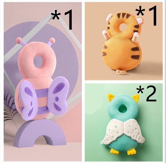 Baby Toddler Headrest Child Protection Baby Head Protection Cushion Cute Angel Wings - Nioor