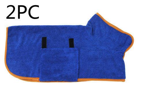 Absorbent Pet Bathrobe With Waist-wrapped Microfiber - Nioor