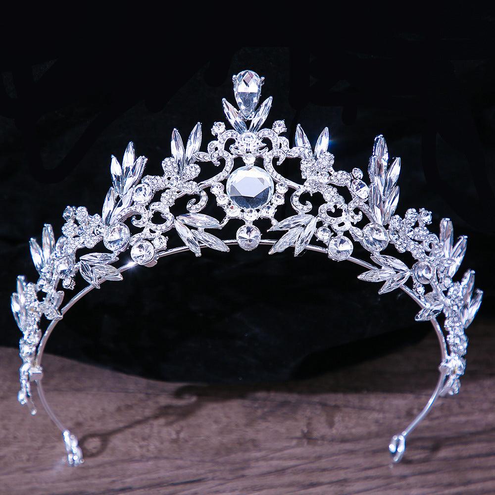 Bridal Headdress Rhinestone Mitzvah Crown - Nioor