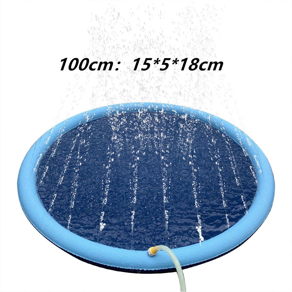 Non-Slip Splash Pad For Kids And Pet Dog Pool Summer Outdoor Water Toys Fun Backyard Fountain Play Mat - Nioor