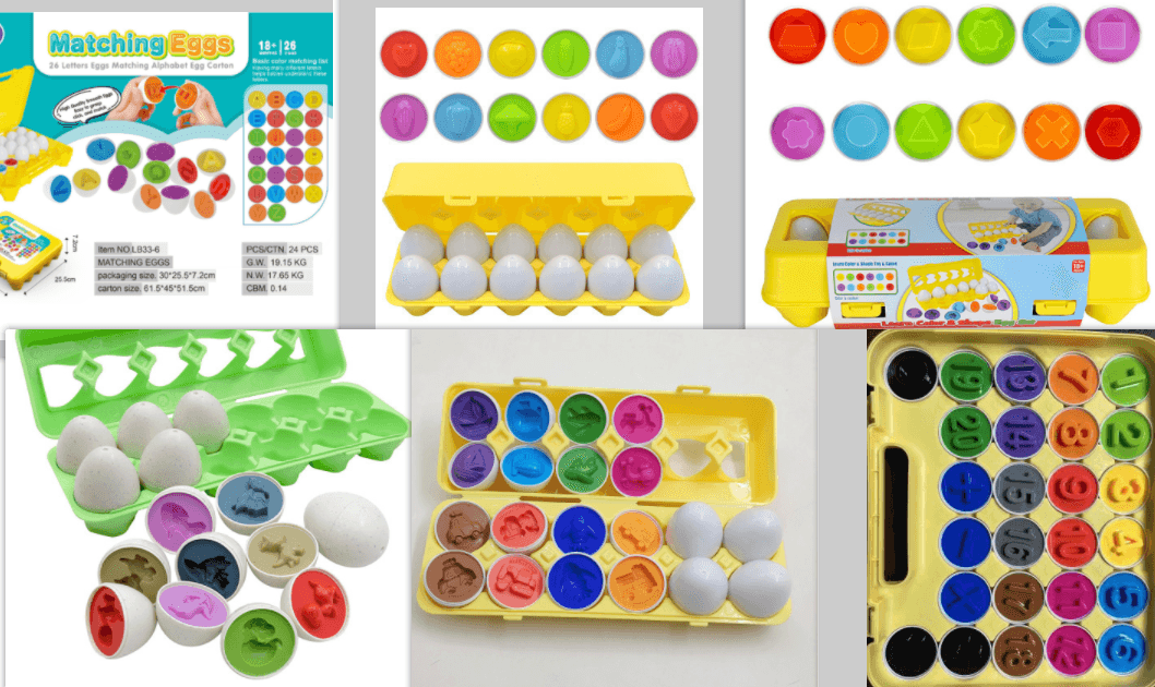 Baby Learning Educational Toy Smart Egg Toy Games Shape Matching Sorters Toys Montessori Eggs Toys For Kids Children - Nioor