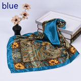 Spring New Versatile Large Kerchief Silk Scarf Classic Retro Printing - Nioor