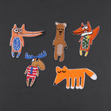 Children's Cartoon Cartoon Animal Embroidery Cloth Sticker