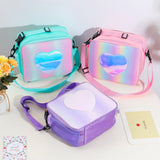 Laser Simple Rainbow Color Insulation Bento Bag - Nioor