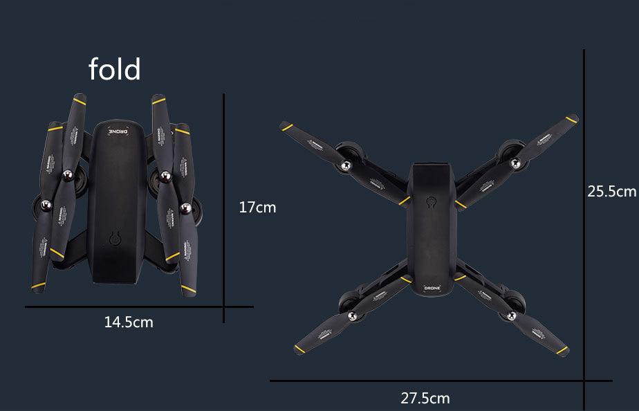 Drone Folding Dual Camera Aircraft DM107S Optical Flow Positioning 4K HD Aerial Photography Drone - Nioor