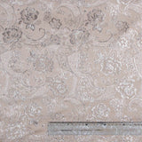 Polyester Gold And Silver Jacquard Fabric