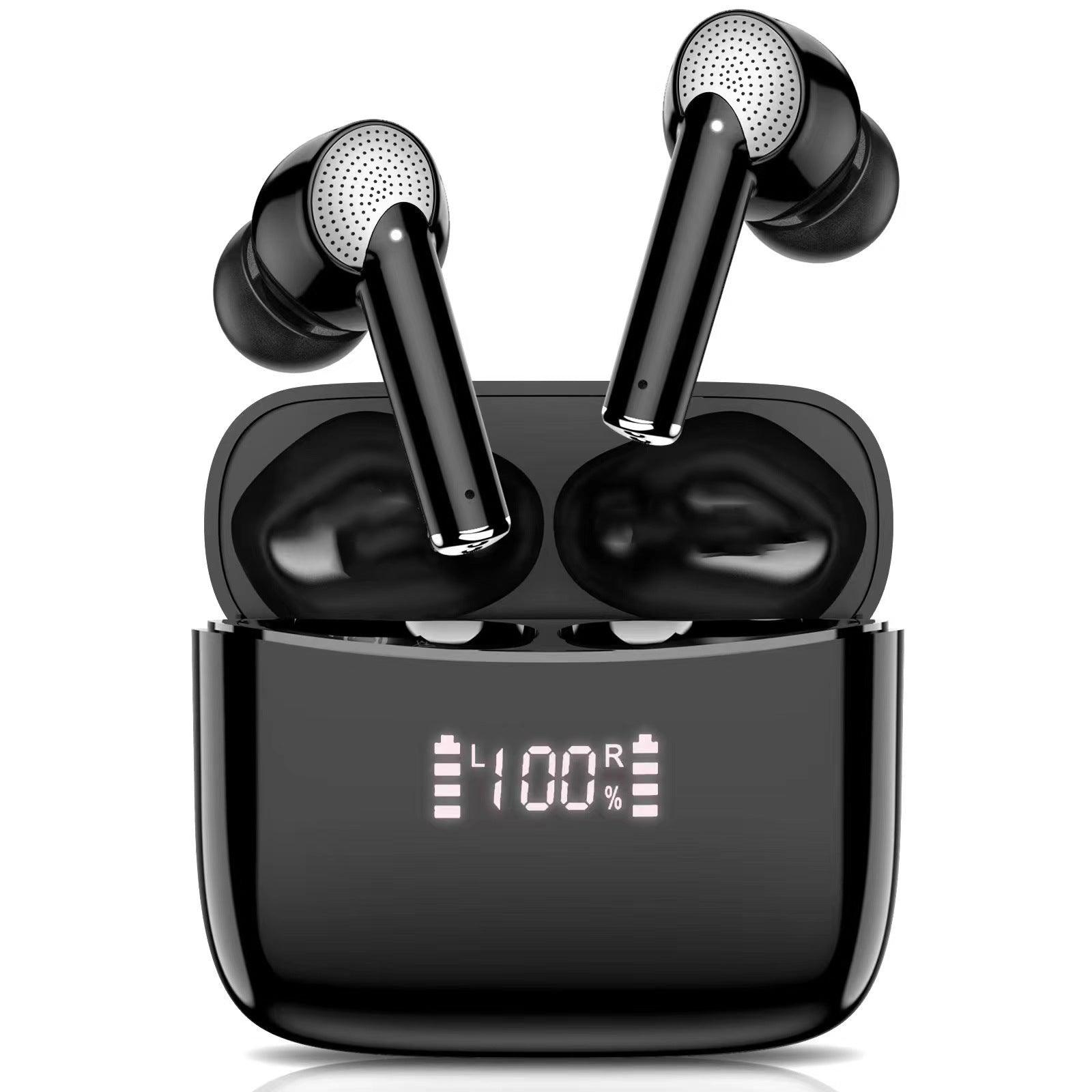 Touch Control Bluetooth Mini Earphones for Sports Music Stereo Digital Display in-ear Wireless Earbuds - Nioor