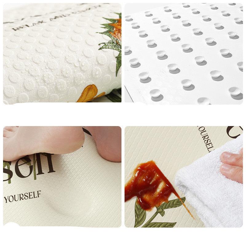 Household Bathroom Non Slip Mat Kitchen Leather Mat - Nioor