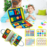 New Busy Book Children's Busy Board Dressing And Buttoning Learning Baby Early Education Preschool Sensory Learning Toy - Nioor