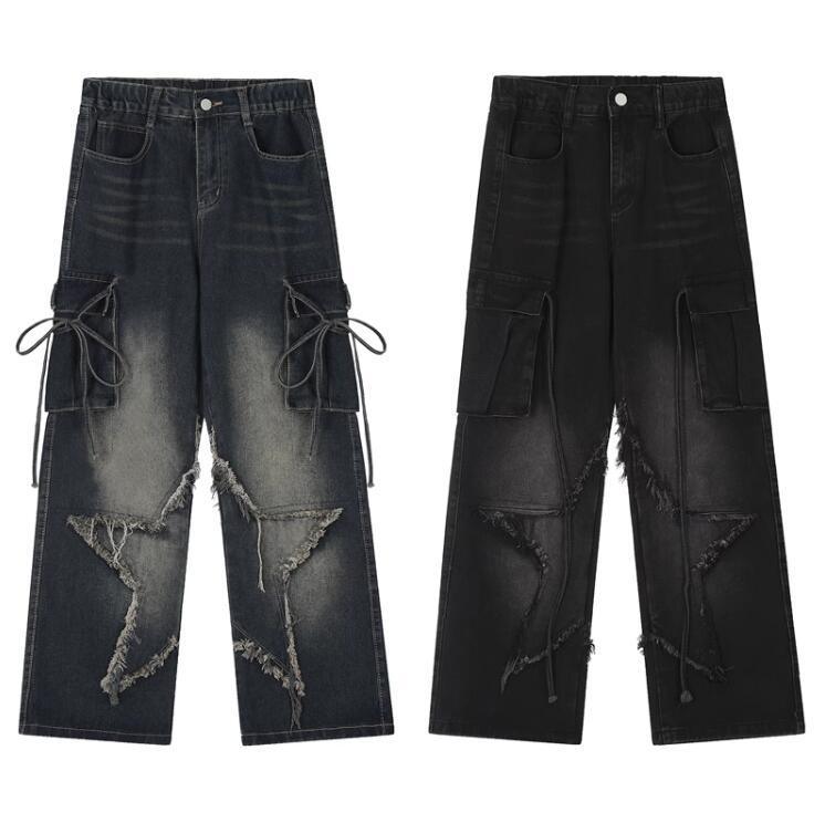 American Ins High Street Design Sense Worn Jeans - Nioor