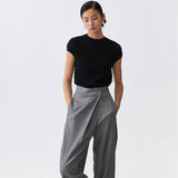 Straight-leg Suit Pants For Women - Nioor