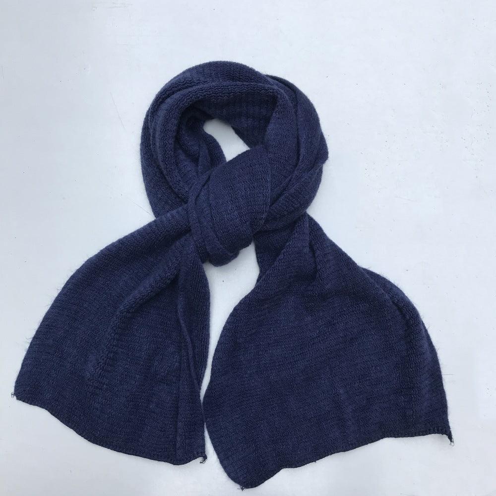 Winter Men's Solid Color Scarf Women's Shawl - Nioor