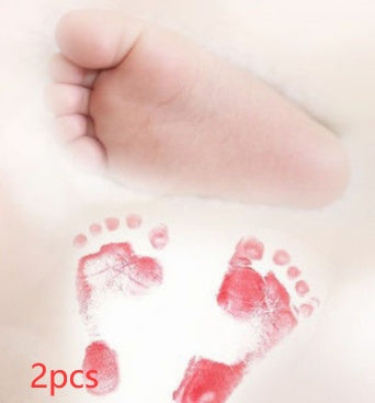 Anti - virus infective baby hand - foot - hand - hand - hand - hand - foot - hand printing table baby footprint - free washing printing oil