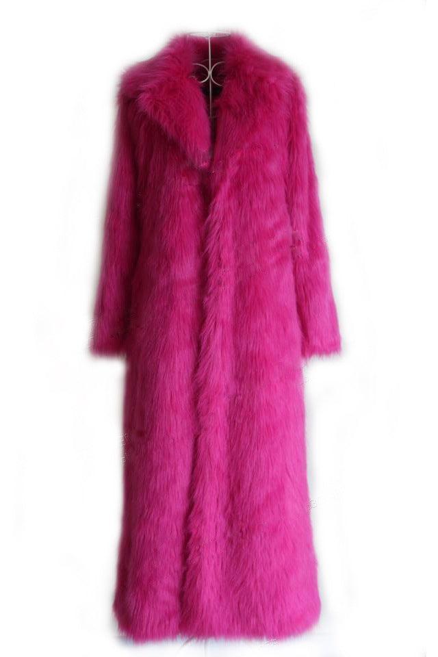 Fox Fur Jacket Super Long Luxury Domineering - Nioor