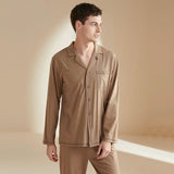 Men's Casual Long Sleeved Trousers Pajamas - Nioor