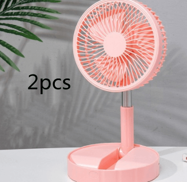 Strong Wind And Quiet Portable Telescopic Folding Fan - Nioor