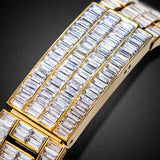 Three Eyes Rainbow Diamond Quartz Watch - Nioor