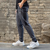 Sweatpants Panel Zip Pocket Stretch