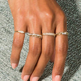 Women's Fashion Gold-plated Simple Thin Ring - Nioor