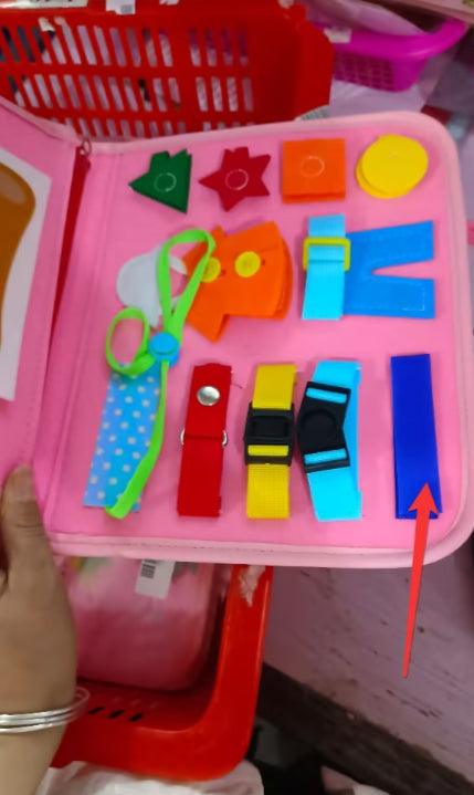 New Busy Book Children's Busy Board Dressing And Buttoning Learning Baby Early Education Preschool Sensory Learning Toy - Nioor