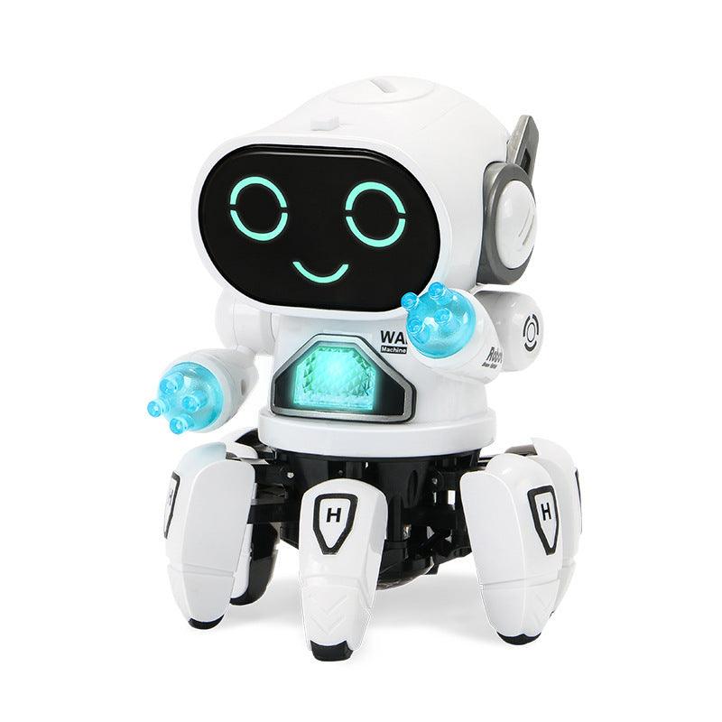 Electric Rock Robot, Music, Light, Automatic Walking, Swinging And Dancing Robot, Children's Toys - Nioor