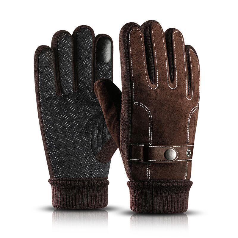 Warm Gloves Men's Autumn And Winter Touch Screen Gloves - Nioor