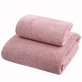 Bamboo charcoal solid color household bath towel for adults - Nioor