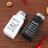 Barbecue Sprinkler Bottle Salt And Pepper Shaker Seasoning Bottle Square Glass Bottle - Nioor